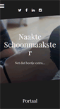 Mobile Screenshot of naakteschoonmaakster.nl